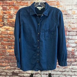 Old Navy dark blue button down